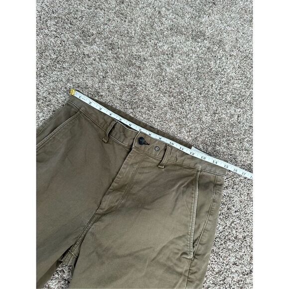 Rag & Bone Buckley Chino Pants Olive Green Ankle Straight Leg Cotton Utility 31 - Picture 10 of 16